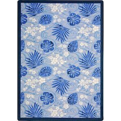 Kaleidoscope Trade Winds 10'9" x 13'2" Area Rug in Color Indigo
