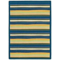 Kid Essentials Yipes Stripes 10'9" x 13'2" Area Rug in Color Bold