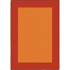 Kid Essentials All Around 5'4" x 7'8" Area Rug in Color Orange