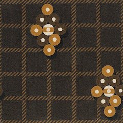 Games People Play Roll the Dice 10'9" x 13'2" Area Rug in Color Brown