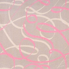 Playful Patterns Ribbons 10'9" x 13'2" Area Rug in Color Pink