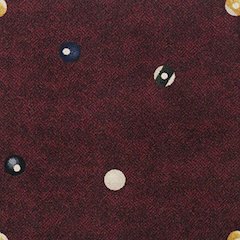 Games People Play Open Table 3'10" x 5'4" Area Rug in Color Burgundy