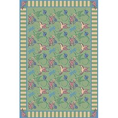 Kaleidoscope Flights of Fantasy 3'10" x 5'4" Area Rug in Color Green