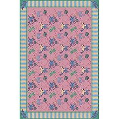 Kaleidoscope Flights of Fantasy 3'10" x 5'4" Area Rug in Color Rose