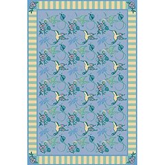 Kaleidoscope Flights of Fantasy 3'10" x 5'4" Area Rug in Color Blue