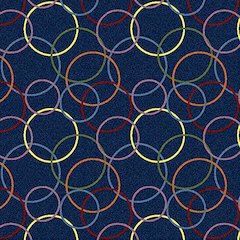 Joy Carpet Spirals Multi 3'10" x 5'4"