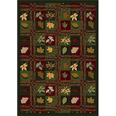 Kaleidoscope Woodland Trail 5'4" x 7'8" Area Rug in Color Multi