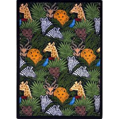 Playful Patterns Animal Hide & Seek 3'10" x 5'4" Area Rug in Color Multi