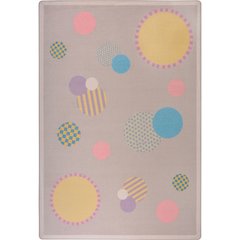 Playful Patterns Baby Dots 3'10" x 5'4" Area Rug in Color Multi