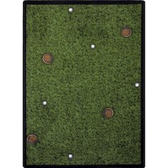 Games People Play Back Nine 7'8" x 10'9" Area Rug in Color Multi