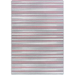 Claremont Kids Between the Lines 3'10" x 5'4" Area Rug in Color Blush