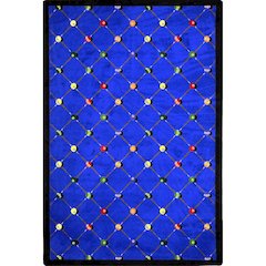 Games People Play Billiards 3'10" x 5'4" Area Rug in Color Blue