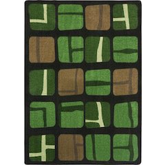 Kid Essentials BioBlocks 5'4" x 7'8" Area Rug in Color Meadow
