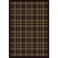 Kaleidoscope Bit O' Scotch 3'10" x 5'4" Area Rug in Color Bark Brown