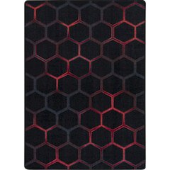 Kid Essentials Breakout 3'10" x 5'4" Area Rug in Color Ruby
