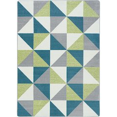 Claremont Kids Cartwheel 3'10" x 5'4" Area Rug in Color Calypso