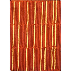 Kid Essentials Cascade 3'10" x 5'4" Area Rug in Color Orange