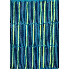 Kid Essentials Cascade 3'10" x 5'4" Area Rug in Color Teal
