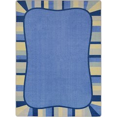 Kid Essentials Colorful Accents 5'4" x 7'8" Area Rug in Color Pastel
