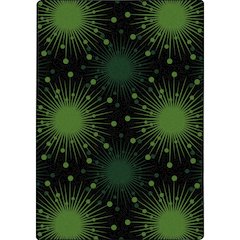 Kaleidoscope Cosmopolitan 5'4" x 7'8" Area Rug in Color Green