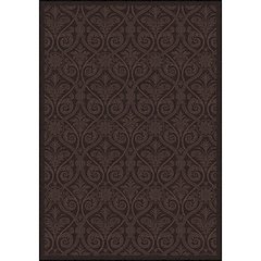 Any Day Matinee Damascus 3'10" x 5'4" Area Rug in Color Brown