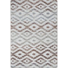 Diamond Oasis 3'10" x 5'4" Area Rug in Color Terracotta