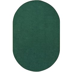 Kid Essentials Endurance 6' x 9' Oval Area Rug in Color Forest