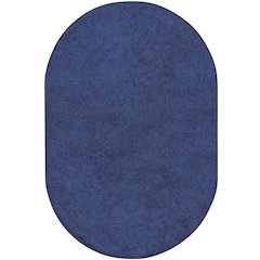 Kid Essentials Endurance 6' x 9' Oval Area Rug in Color Midnight Sky