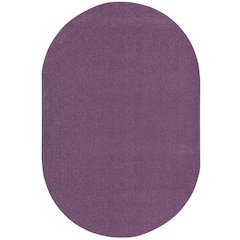 Kid Essentials Endurance 6' x 9' Oval Area Rug in Color Purple