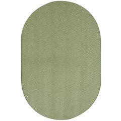Kid Essentials Endurance 6' x 9' Oval Area Rug in Color Sage