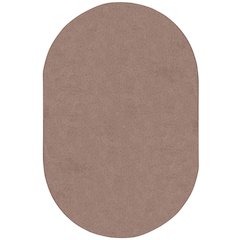 Kid Essentials Endurance 6' x 9' Oval Area Rug in Color Taupe