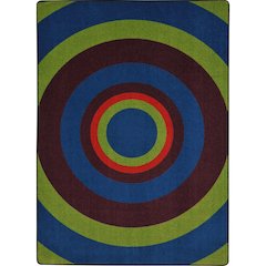 Kid Essentials Fascinate 5'4" x 7'8" Area Rug in Color Tropics