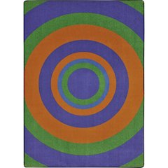 Kid Essentials Fascinate 5'4" x 7'8" Area Rug in Color Violet