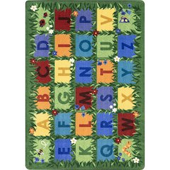 Field of Learning 5'4" x 7'8" Area Rug in Color Multi