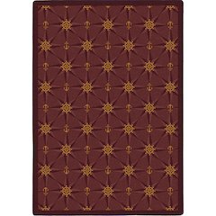 Kaleidoscope Mariner's Tale 3'10" x 5'4" Area Rug in Color Wine