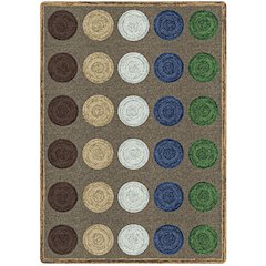 Kid Essentials Mindful Seating 7'8" x 10'9" Area Rug in Color Multi