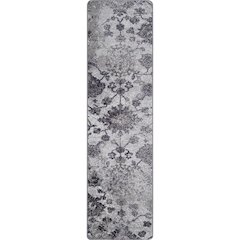 Mojave Bloom 2'1" x 7'8" Runner Area Rug in Color Twilight
