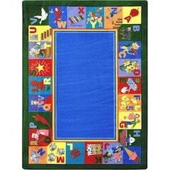Kid Essentials My Favorite Rhymes 5'4" x 7'8" Area Rug in Color Multi