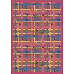 Playful Patterns My Little Princess 3'10" x 5'4" Area Rug in Color Pink