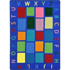 Kid Essentials My Space 5'4" x 7'8" Area Rug in Color Multi