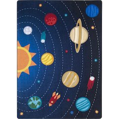 Kid Essentials Out of this World 5'4" x 7'8" Area Rug in Color Multi