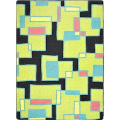 Kid Essentials Outside the Box 3'10" x 5'4" Area Rug in Color Tropical