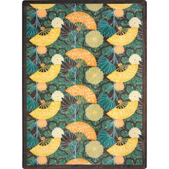 Kaleidoscope Pacific Rim 5'4" x 7'8" Area Rug in Color Teal