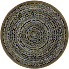 Kid Essentials Peaceful Pebbles 7'7" Round Area Rug in Color Slate