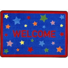 Kid Essentials Reading Superstars 2'8" x 3'10" Area Rug in Color Multi