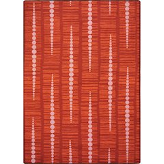 Kid Essentials Recoil 3'10" x 5'4" Area Rug in Color Red