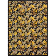 Any Day Matinee Reeling 3'10" x 5'4" Area Rug in Color Brown