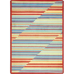 Kid Essentials Rhythm 3'10" x 5'4" Area Rug in Color Tropical