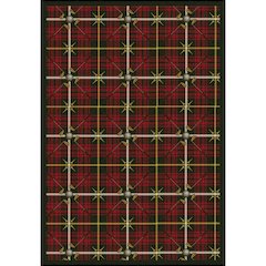 Games People Play Saint Andrews 3'10" x 5'4" Area Rug in Color Tartan Green