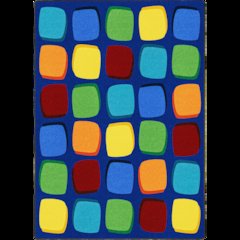 Kid Essentials Seat Yourself 7'8" x 10'9" Area Rug in Color Multi